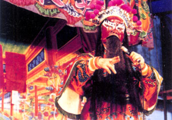 「宜蘭英歌劇團」的演出情形