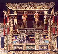 傳統布袋戲戲臺